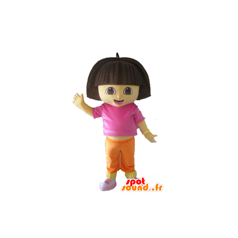 Dora the Explorer maskot, berömd tecknad flicka - Spotsound