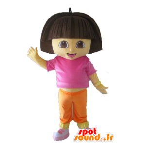 Maskotti Dora, kuuluisa sarjakuva tyttö - MASFR23533 - Dora ja Diego Mascots