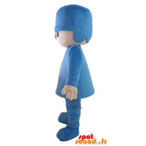 Boy mascot, Lego, in blue outfit - MASFR23535 - Mascots boys and girls
