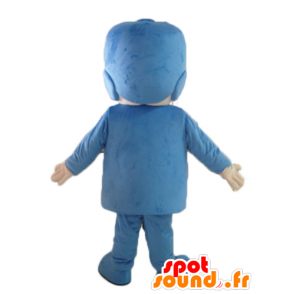 Boy mascot, Lego, in blue outfit - MASFR23535 - Mascots boys and girls