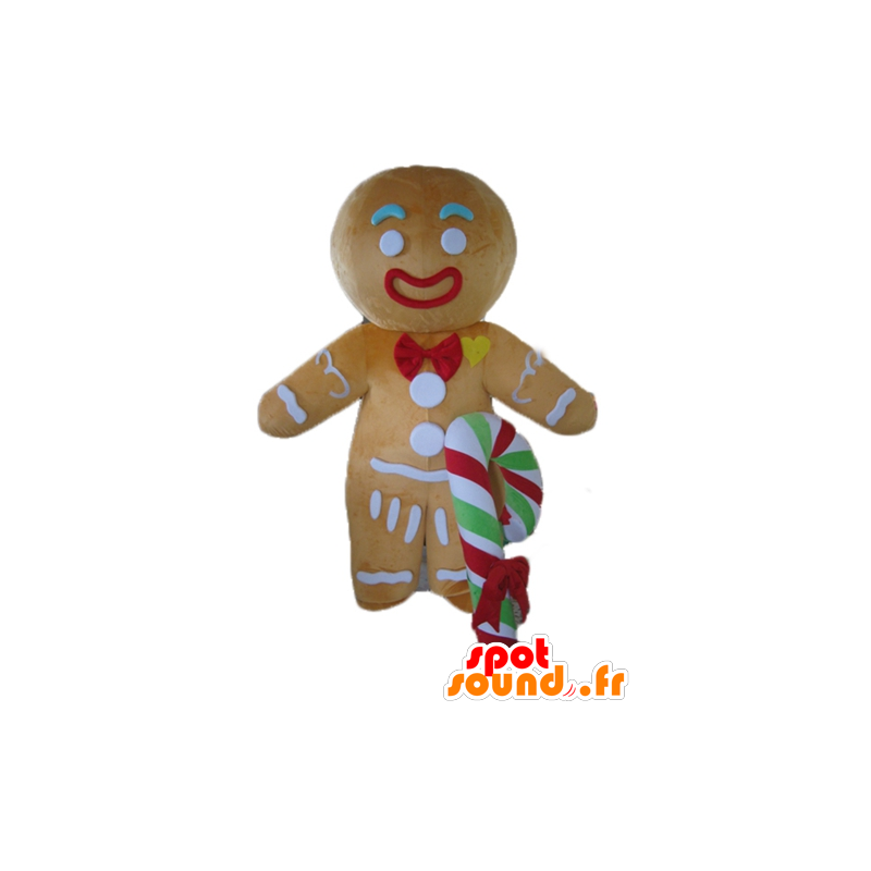 Ti cookie mascot, famous gingerbread in Shrek - MASFR23536 - Mascots Shrek