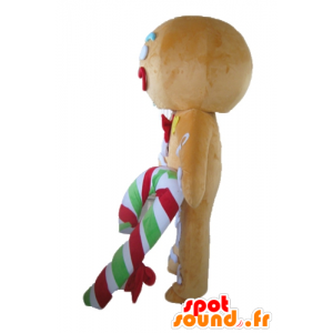 Ti cookie mascot, famous gingerbread in Shrek - MASFR23536 - Mascots Shrek