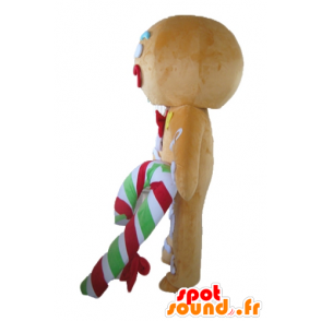 Mascotte de Ti biscuit, célèbre pain d'épices dans Shrek - MASFR23536 - Mascottes Shrek