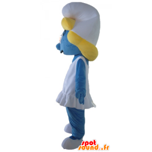 Smurfette mascote, filha de Vila Smurf - MASFR23538 - Mascottes Les Schtroumpf