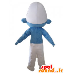 Mascota de Smurf, azul y blanco de dibujos animados carácter - MASFR23539 - Mascotas el pitufo