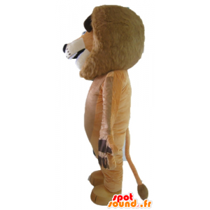 Alex mascotte, leone famoso cartone animato Madagascar - MASFR23545 - Famosi personaggi mascotte
