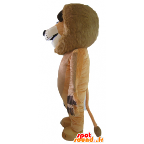 Alex mascotte, leone famoso cartone animato Madagascar - MASFR23545 - Famosi personaggi mascotte