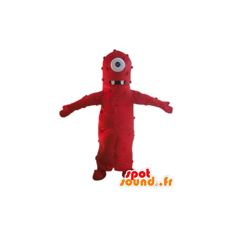 Mascot obce Cyklop czerwony olbrzym i zabawny - MASFR23546 - Niesklasyfikowane Maskotki