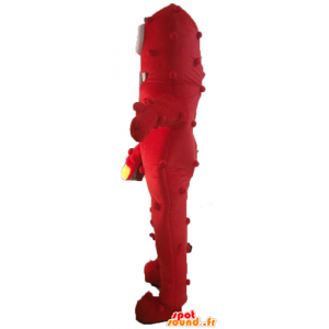 Mascote cyclops alienígena gigante vermelha e engraçado - MASFR23546 - Mascotes não classificados