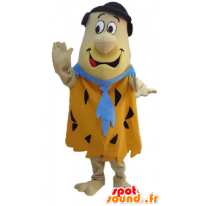 Fred Flintstones maskot, berömd seriefigur - Spotsound maskot