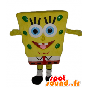 Maskot SpongeBob, žlutá kreslená postavička - MASFR23549 - Bob houba Maskoti