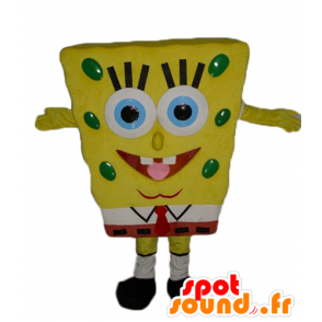 SpongeBob mascotte, carattere fumetto giallo - MASFR23549 - Mascotte Sponge Bob