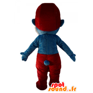 Mascot van Papa Smurf, beroemde stripfiguur - MASFR23553 - Mascottes Les Schtroumpf