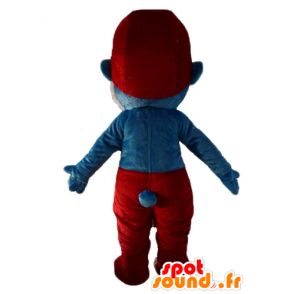 Mascotte du Grand Schtroumpf, célèbre personnage de BD - MASFR23553 - Mascottes Les Schtroumpf