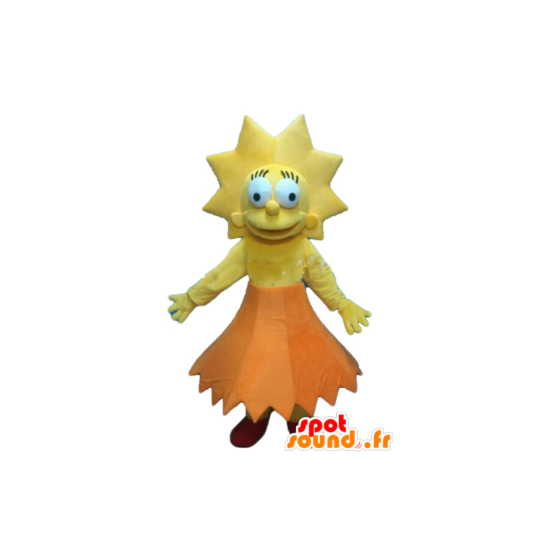 Mascotte Lisa Simpson, la famosa figlia della serie dei Simpson - MASFR23556 - Mascotte Simpsons