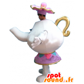 Mrs. mascot Samovar, teapot in Beauty and the Beast - MASFR23559 - Mascots famous characters