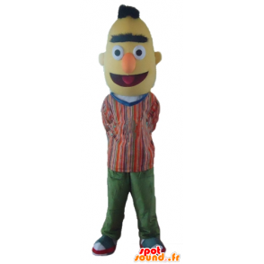Maskot Bart, den berømte gule marionet Sesame Street -