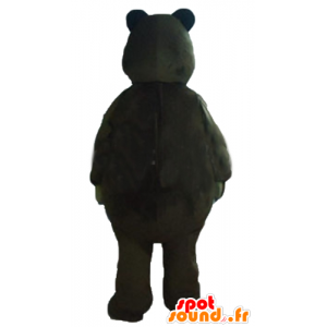 Mascot groot bruin en beige beren, mollig en grappige - MASFR23561 - Bear Mascot