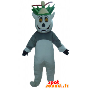 Lemur mascot cartoon Madagascar - MASFR23562 - Mascots famous characters