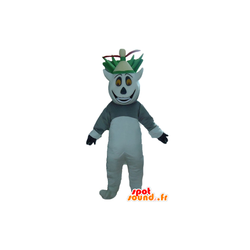 Lemur Maskottchen Cartoon Madagaskar - MASFR23562 - Maskottchen berühmte Persönlichkeiten