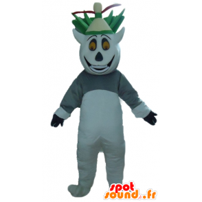 Madagaskar tegneserie lemur maskot - Spotsound maskot kostume