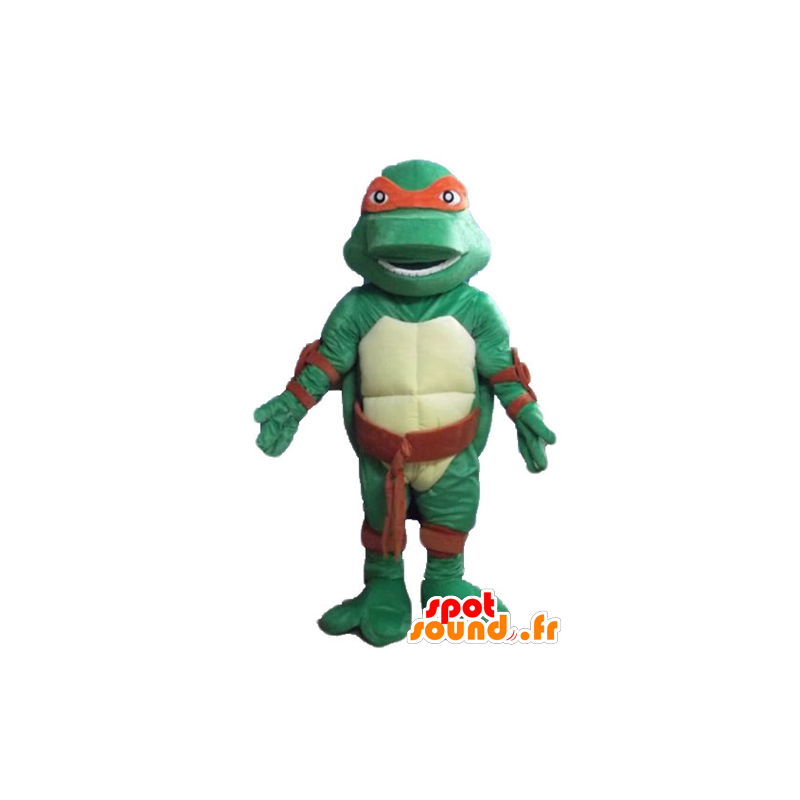 Mascot Raphael, a cabeça vermelha famosa tartaruga ninja - MASFR23565 - Celebridades Mascotes