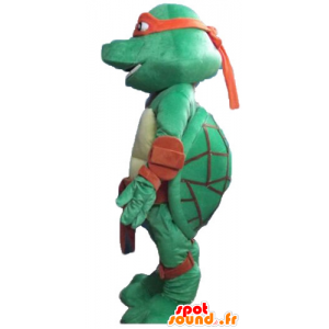 Mascot Raphael, de beroemde ninja schildpad rode hoofdband - MASFR23565 - Celebrities Mascottes