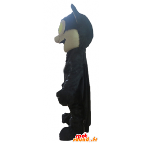 Mascot black and beige bat, giant - MASFR23572 - Mouse mascot