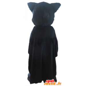 Mascot černé a béžové bat, obří - MASFR23572 - myš Maskot