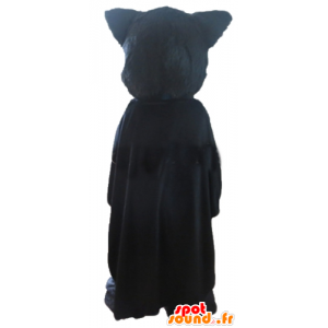 Mascotte de chauve-souris noire et beige, géante - MASFR23572 - Mascotte de souris