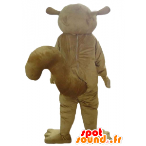 Eekhoorn mascotte, bruin en wit lemur - MASFR23574 - mascottes Squirrel