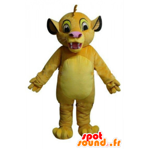 Simba mascotte, de beroemde leeuw in The Lion King - MASFR23578 - Celebrities Mascottes
