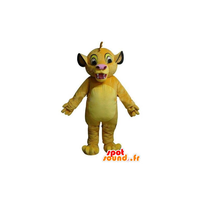Simba maskot, slavný lev The Lion King - MASFR23578 - Celebrity Maskoti