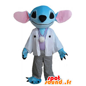 Mascotte Stitch, l'alieno blu di Lilo e Stitch - MASFR23581 - Famosi personaggi mascotte