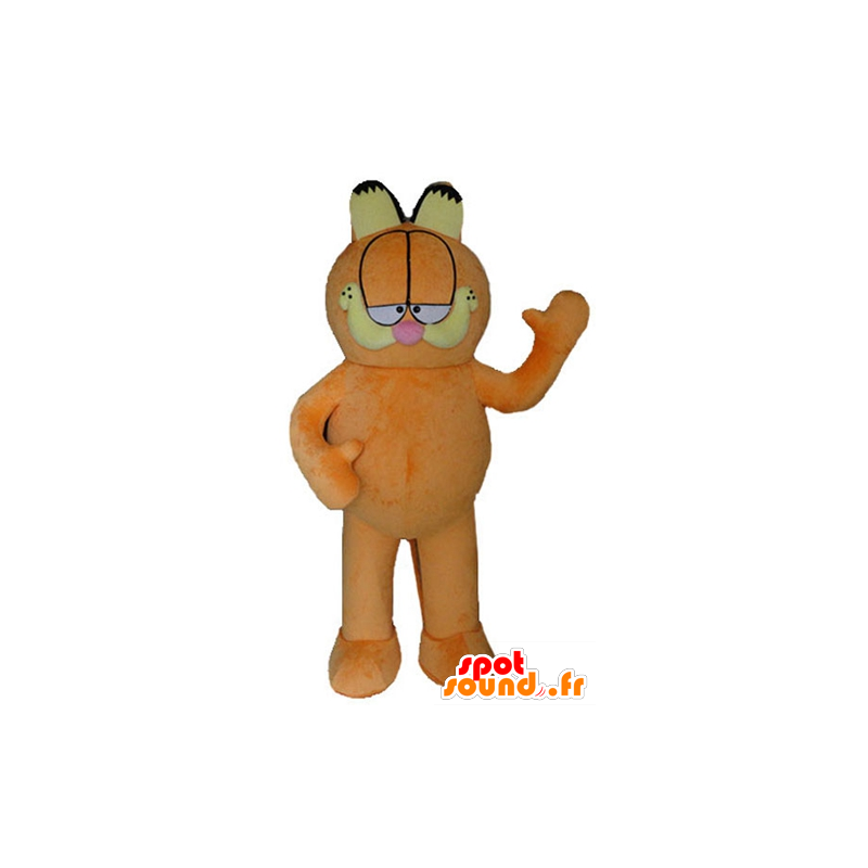 Mascot Garfield, o famoso gato laranja dos desenhos animados