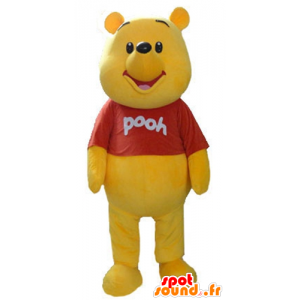 Maskotti Nalle Puh, kuuluisa keltainen karhu sarjakuva - MASFR23585 - maskotteja Pooh
