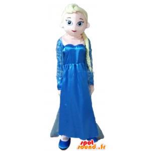 Mascot Elsa, kuuluisa prinsessa Disney Snow - MASFR23589 - julkkikset Maskotteja