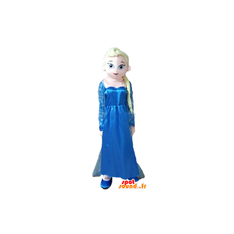 マスコットエルサ、有名なディズニーの雪の王女-MASFR23589-有名なキャラクターのマスコット