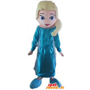 Mascot Elsa, berømt Princess Disney snø - MASFR23590 - kjendiser Maskoter
