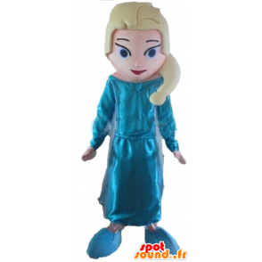 Mascotte d'Elsa, famoso Disney princesa de la nieve - MASFR23590 - Personajes famosos de mascotas