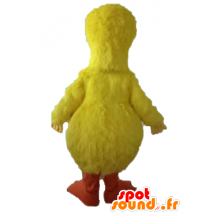 Big Bird maskot, berømte gule fuglen fra Sesame Street - MASFR23595 - kjendiser Maskoter