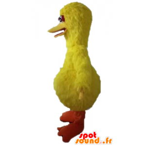 Big Bird maskot, berømte gule fuglen fra Sesame Street - MASFR23595 - kjendiser Maskoter