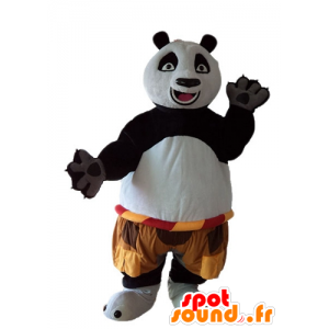 Mascotte de Po, le célèbre panda du dessin animé Kung Fu Panda - MASFR23596 - Mascottes Personnages célèbres