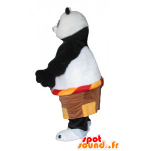 Mascotte de Po, le célèbre panda du dessin animé Kung Fu Panda - MASFR23596 - Mascottes Personnages célèbres