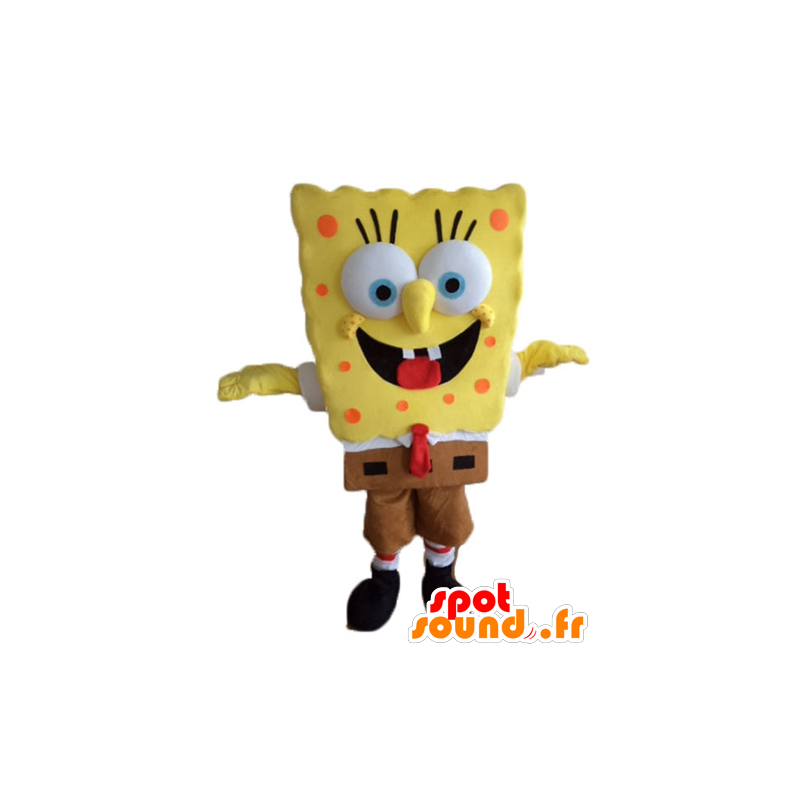 SpongeBob mascot, yellow cartoon character - MASFR23597 - Mascots Sponge Bob