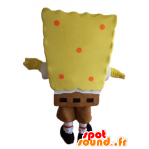 Mascot SpongeBob, caráter amarelo dos desenhos animados - MASFR23597 - Mascotes Bob Esponja