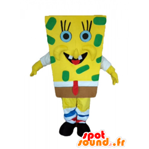 Mascotte de Bob l'éponge, personnage jaune de dessin animé - MASFR23598 - Mascottes Bob l'éponge