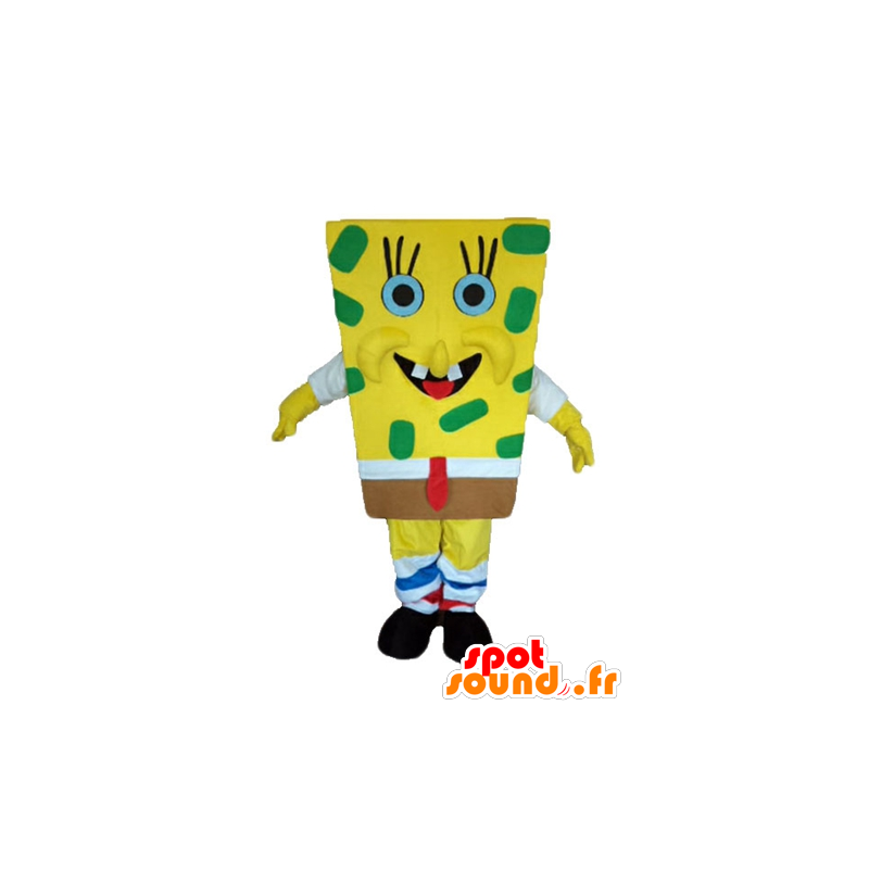 Maskot SpongeBob, žlutá kreslená postavička - MASFR23598 - Bob houba Maskoti