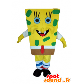 Mascotte de Bob l'éponge, personnage jaune de dessin animé - MASFR23598 - Mascottes Bob l'éponge