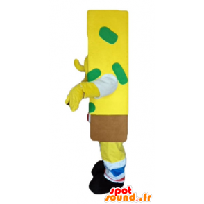 Mascotte de Bob l'éponge, personnage jaune de dessin animé - MASFR23598 - Mascottes Bob l'éponge